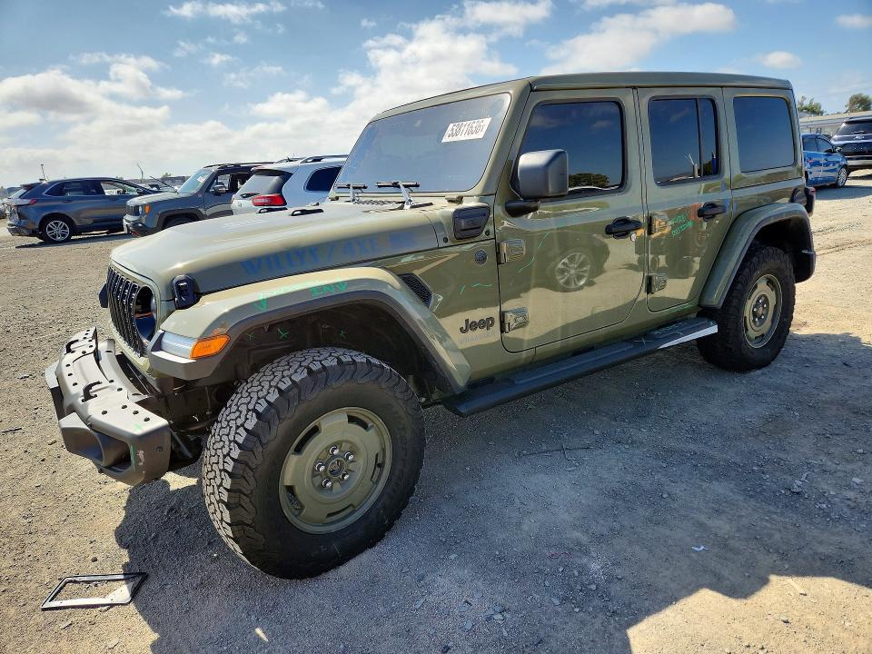Продажа на аукционе авто 2025 Jeep Wrangler, vin: 1C4RJXN60SW537946, номер лота: 53811636