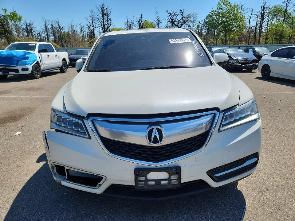 Продажа на аукционе авто 2016 Acura Mdx, vin: 5FRYD4H4XGB046869, номер лота: 53199476