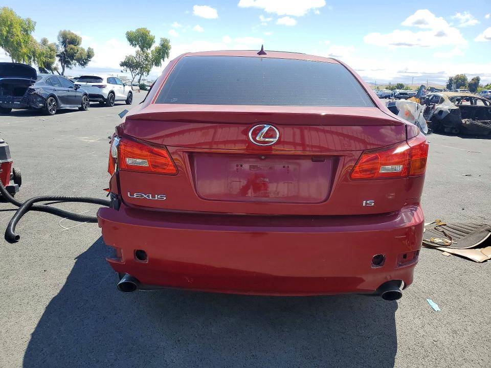 Продаж на аукціоні авто 2008 Lexus Is, vin: JTHBK262682071676, номер лоту: 54890406