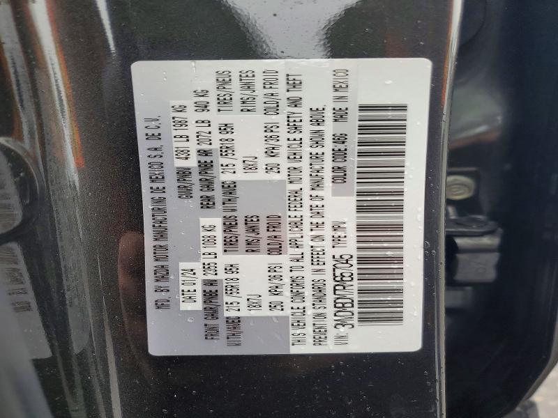 54188806 :رقم المزاد ، 3MVDMBDM7RM657045 vin ، 2024 Mazda Cx-30 مزاد بيع