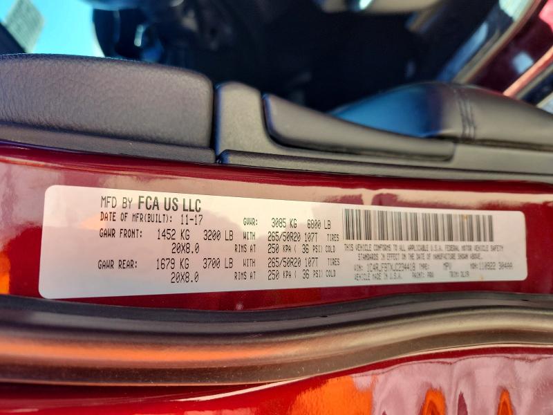 Продажа на аукционе авто 2018 Jeep Grand Cherokee, vin: 1C4RJFBTXJC234418, номер лота: 53036026