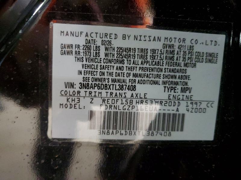 Продаж на аукціоні авто 2026 Nissan Kicks, vin: 3N8AP6DBXTL387408, номер лоту: 55122916