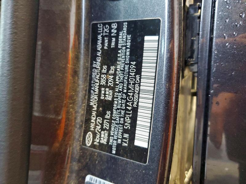 Aukcja sprzedaży 2021 Hyundai Elantra, vin: 5NPLL4AG4MH014094, numer aukcji: 54098576