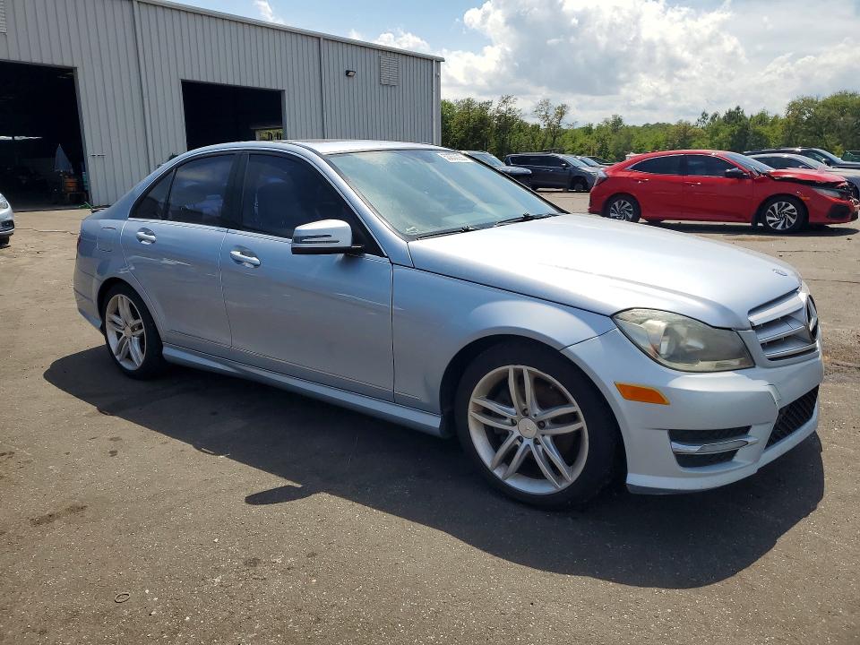 53850086 :رقم المزاد ، WDDGF4HB3DA742487 vin ، 2013 Mercedes-benz C مزاد بيع