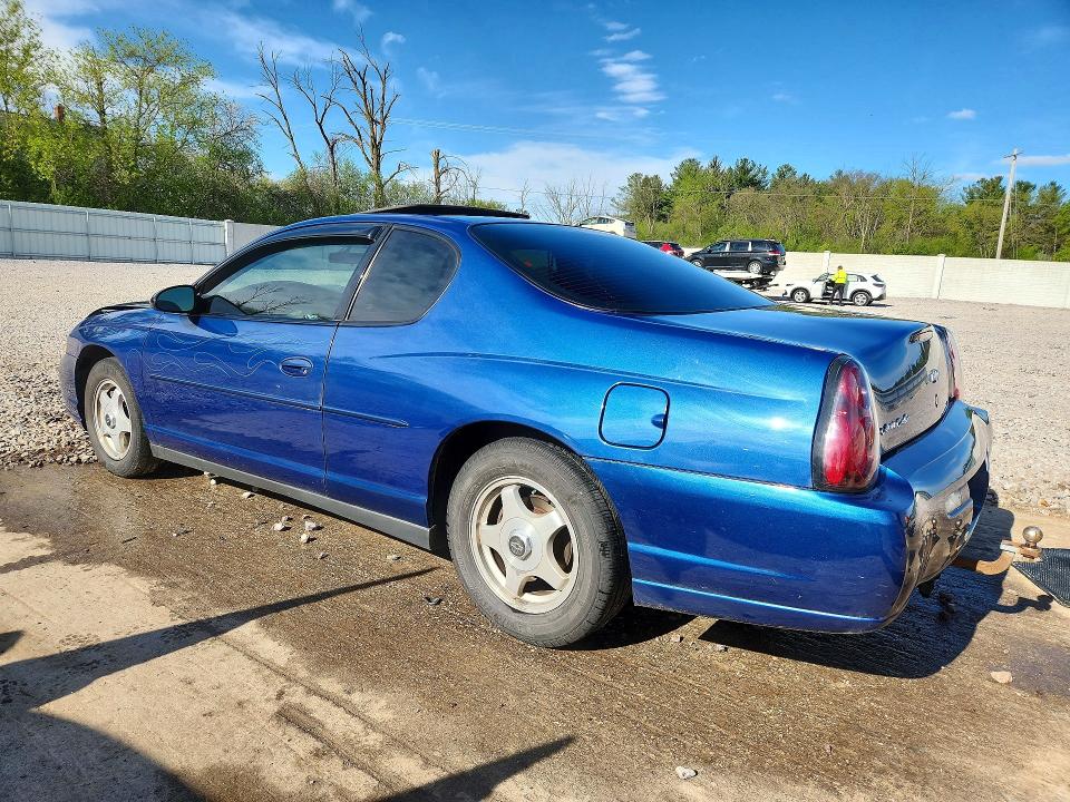 Продаж на аукціоні авто 2003 Chevrolet Monte Carlo, vin: 2G1WW12E739388547, номер лоту: 52201576