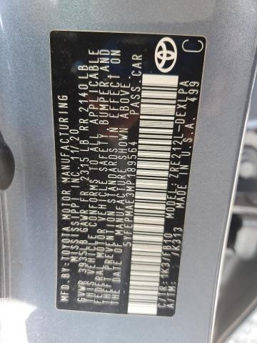 Aukcja sprzedaży 2021 Toyota Corolla, vin: 5YFEPMAE3MP189564, numer aukcji: 46779016
