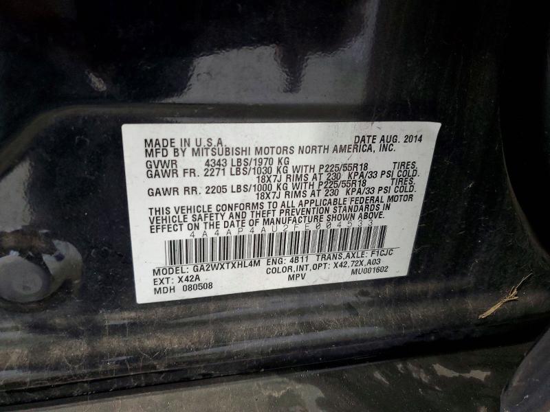 Продаж на аукціоні авто 2015 Mitsubishi Outlander Sport, vin: 4A4AP4AU2FE004533, номер лоту: 52954296