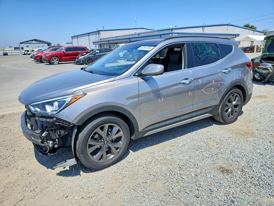 2018 Hyundai Santa Fe Sport მანქანა იყიდება აუქციონზე, vin: 5XYZW4LA4JG566840, აუქციონის ნომერი: 54091556