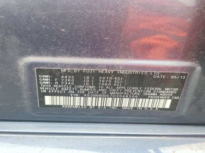 Продаж на аукціоні авто 2013 Subaru Legacy, vin: 4S3BMBB67D3048206, номер лоту: 52691766