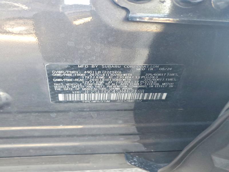 2025 Subaru Forester მანქანა იყიდება აუქციონზე, vin: JF2SLDDC4SH462188, აუქციონის ნომერი: 53668626