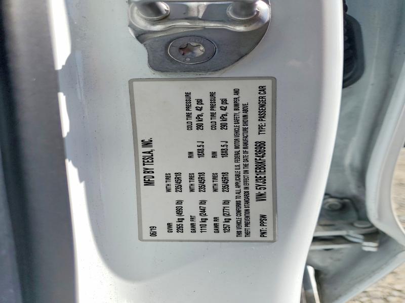Aukcja sprzedaży 2019 Tesla Model 3, vin: 5YJ3E1EB8KF436968, numer aukcji: 52868946