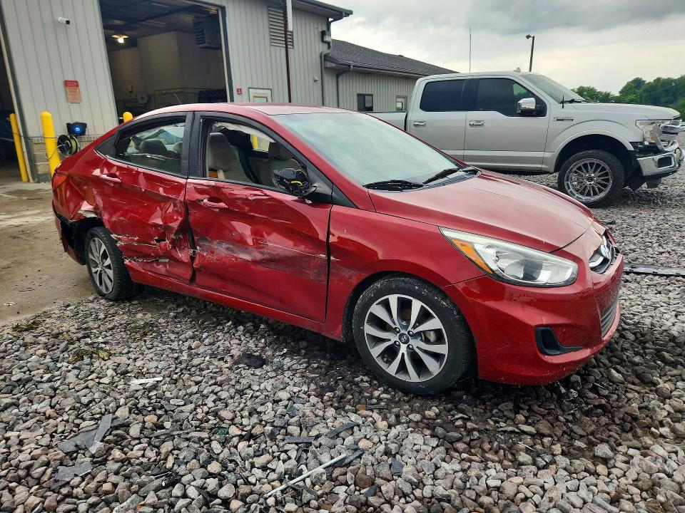 55159436 :رقم المزاد ، KMHCT4AE2HU374972 vin ، 2017 Hyundai Accent مزاد بيع