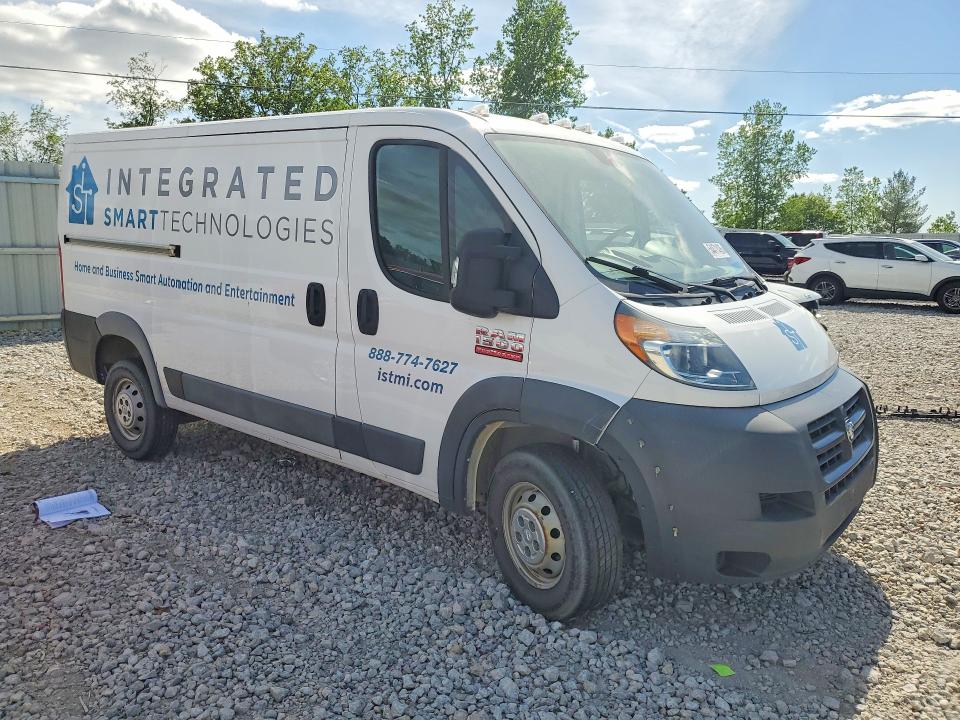54471436 :رقم المزاد ، 3C6TRVAG4JE106219 vin ، 2018 Ram Promaster 1500 مزاد بيع
