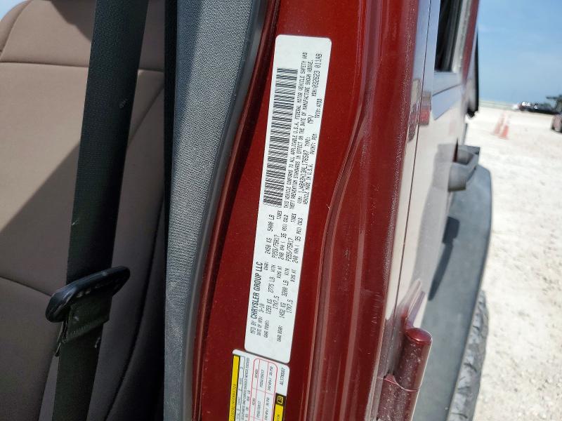 2010 Jeep Wrangler Unlimited მანქანა იყიდება აუქციონზე, vin: 1J4BA3H13AL176507, აუქციონის ნომერი: 53799856