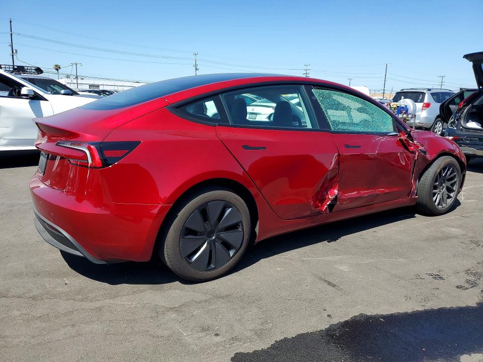 2025 Tesla Model 3 მანქანა იყიდება აუქციონზე, vin: 5YJ3E1EA5SF076470, აუქციონის ნომერი: 52379936