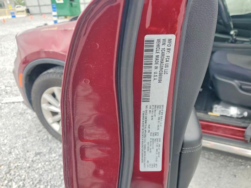 Aukcja sprzedaży 2021 Dodge Durango, vin: 1C4RDHAG0MC660694, numer aukcji: 52415646
