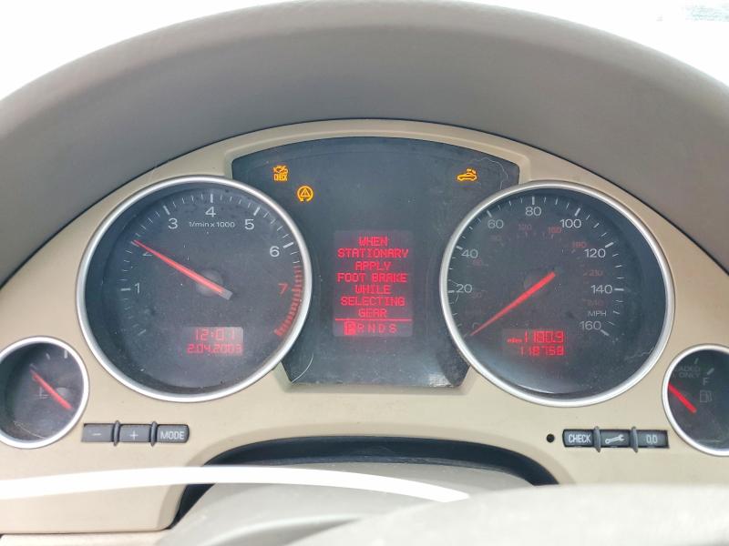 2004 Audi A4 მანქანა იყიდება აუქციონზე, vin: WAUDT48H34K007610, აუქციონის ნომერი: 53161666