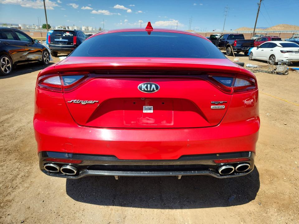 53176416 :رقم المزاد ، KNAE55LC8J6027758 vin ، 2018 Kia Stinger مزاد بيع