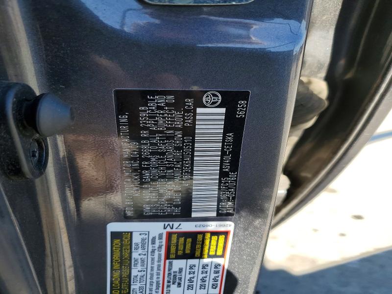 2010 Toyota Camry მანქანა იყიდება აუქციონზე, vin: 4T1BF3EK6AU505310, აუქციონის ნომერი: 53237596