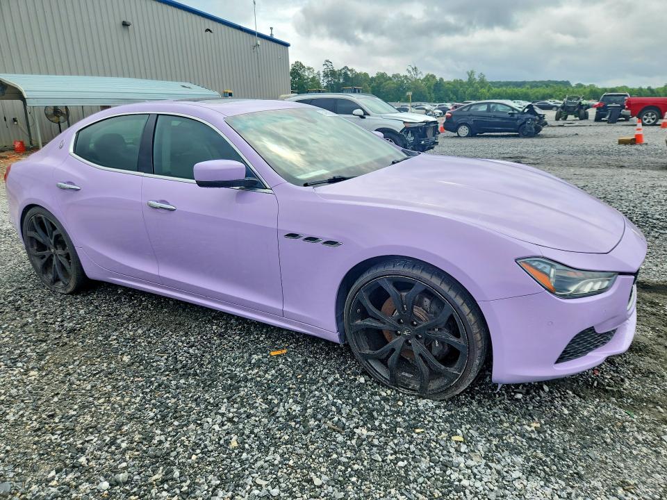 2014 Maserati Ghibli მანქანა იყიდება აუქციონზე, vin: ZAM57RTA3E1087772, აუქციონის ნომერი: 54986376