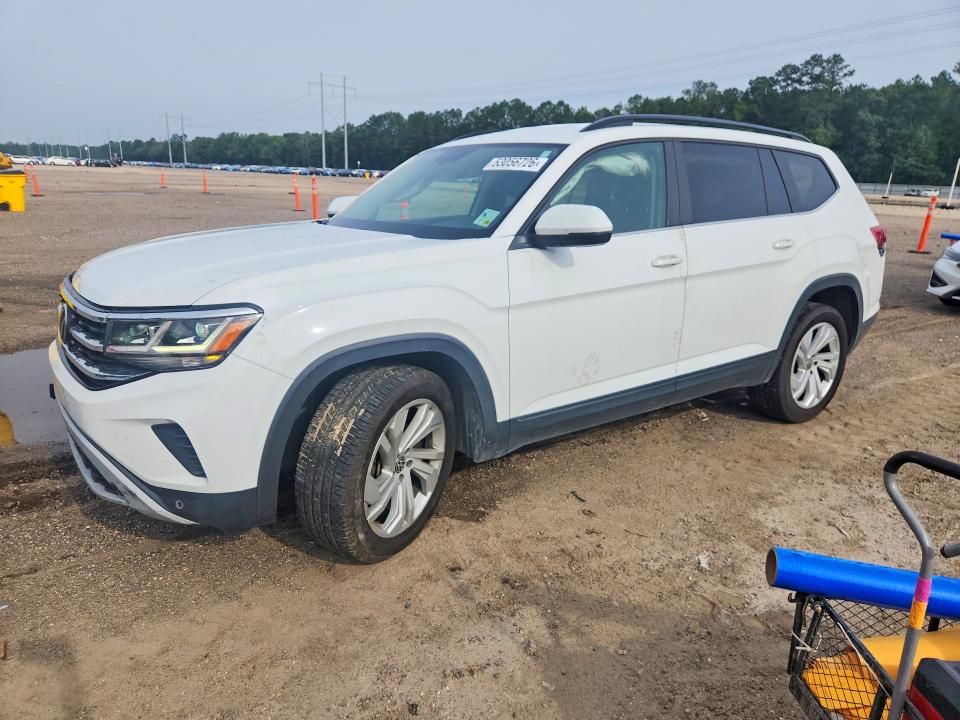 53056726 :رقم المزاد ، 1V2WR2CA9MC520166 vin ، 2021 Volkswagen Atlas مزاد بيع