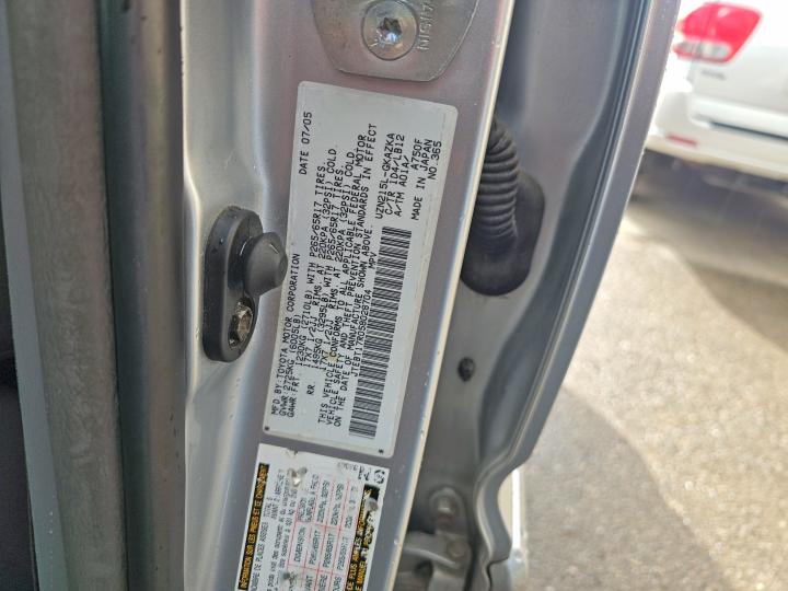 54537596 :رقم المزاد ، JTEBT17R058028704 vin ، 2005 Toyota 4runner مزاد بيع