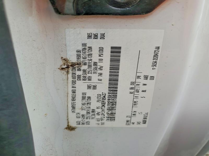 54801566 :رقم المزاد ، 1FDUF5HT3KEF85427 vin ، 2019 Ford F550 مزاد بيع