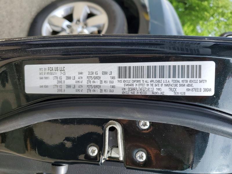 Продажа на аукционе авто 2015 Ram 1500, vin: 3C6RR7LTXFG710112, номер лота: 54658436