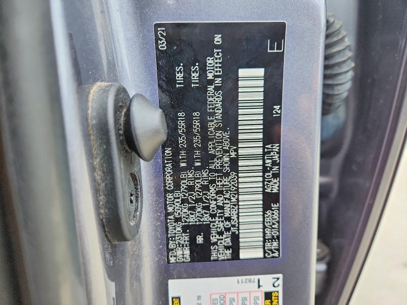 Aukcja sprzedaży 2021 Lexus Nx 300, vin: JTJSARBZ1M2192039, numer aukcji: 52809036
