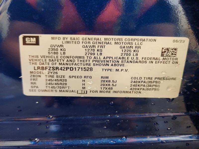 Продажа на аукционе авто 2023 Buick Envision, vin: LRBFZSR42PD171528, номер лота: 55062166