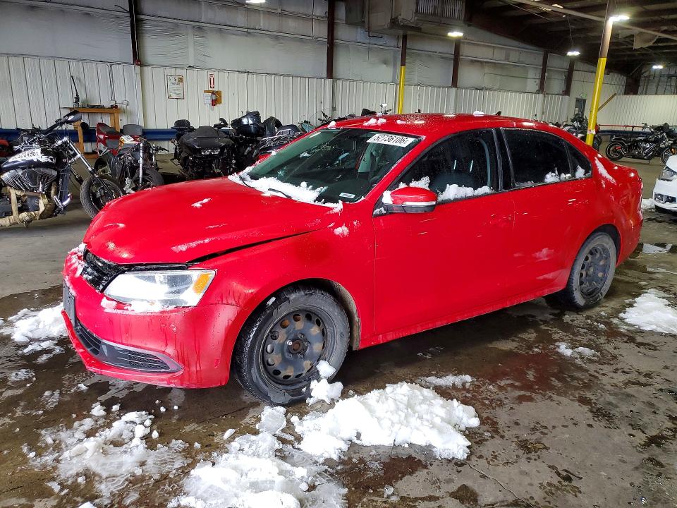 2014 Volkswagen Jetta მანქანა იყიდება აუქციონზე, vin: 3VWD17AJ4EM284510, აუქციონის ნომერი: 52736106