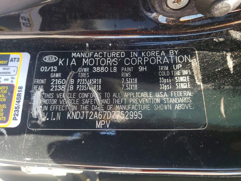 Продажа на аукционе авто 2013 Kia Soul, vin: KNDJT2A67D7752995, номер лота: 50789106