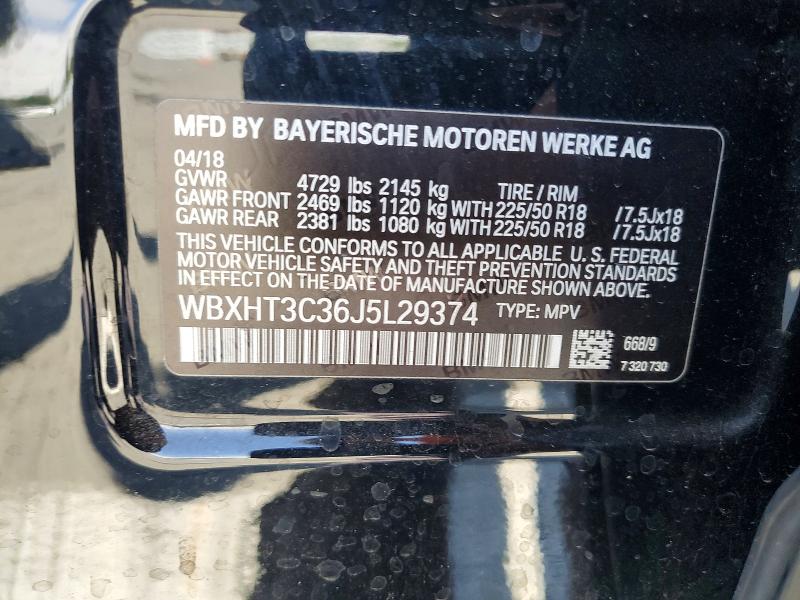 Продажа на аукционе авто 2018 Bmw X1, vin: WBXHT3C36J5L29374, номер лота: 52613176