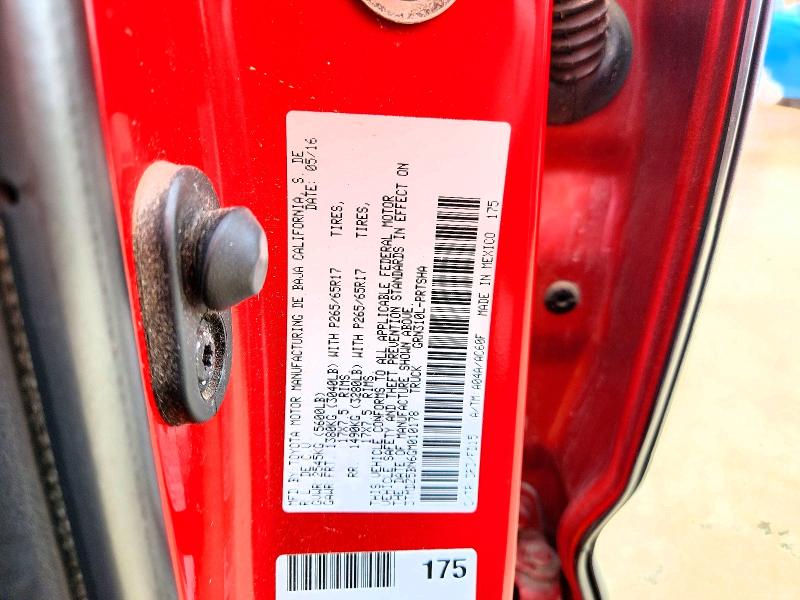 52190386 :رقم المزاد ، 3TMDZ5BN6GM010178 vin ، 2016 Toyota Tacoma مزاد بيع