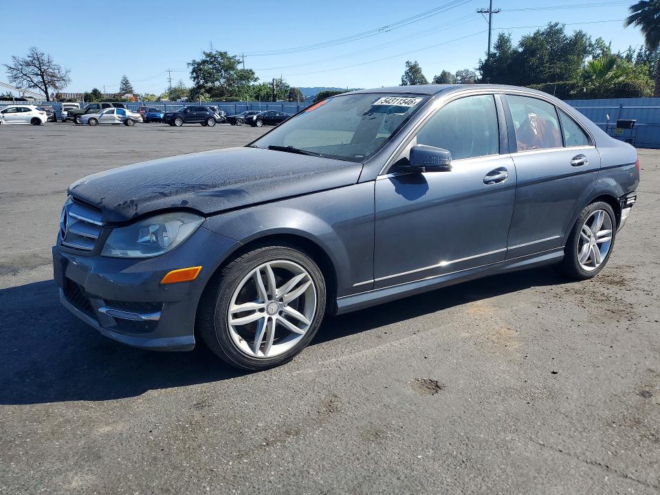 Auction sale of the 2013 Mercedes-benz C, vin: WDDGF4HB5DR300456, lot number: 54311546