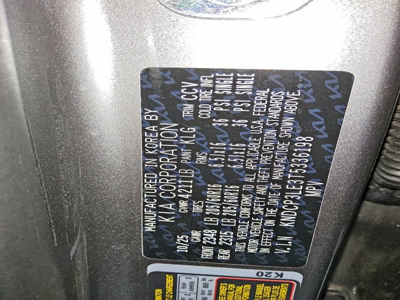 Aukcja sprzedaży 2026 Kia Niro, vin: KNDCP3LE3T5336198, numer aukcji: 52727886