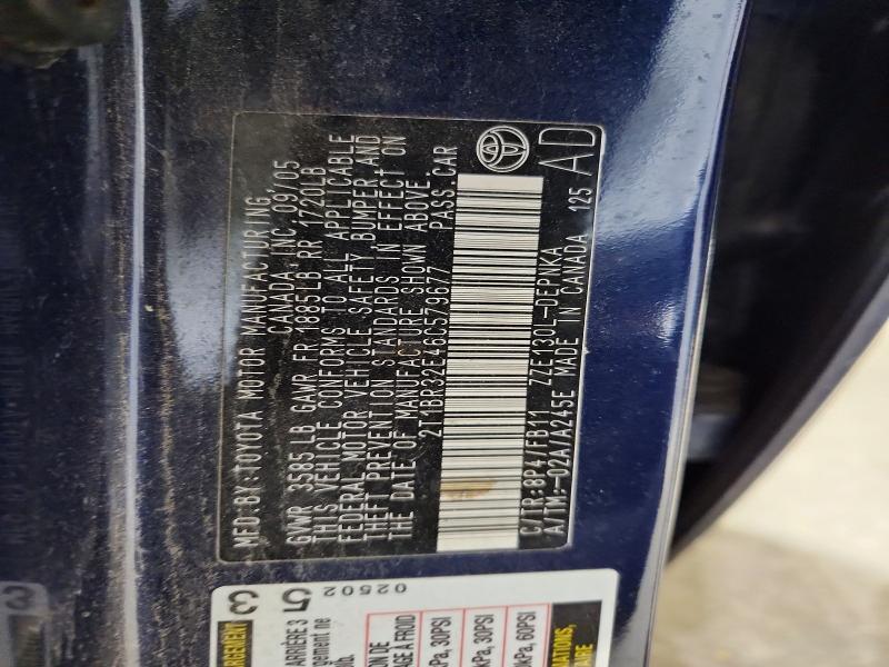 Продаж на аукціоні авто 2006 Toyota Corolla, vin: 2T1BR32E46C579677, номер лоту: 55340126