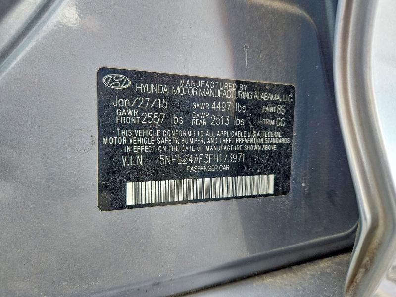 Продаж на аукціоні авто 2015 Hyundai Sonata, vin: 5NPE24AF3FH173971, номер лоту: 55393236