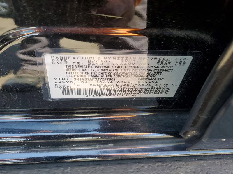 Продажа на аукционе авто 2018 Nissan Sentra, vin: 3N1AB7AP3JY277609, номер лота: 54518326
