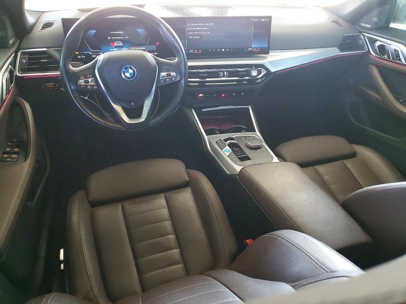 2024 Bmw I4 მანქანა იყიდება აუქციონზე, vin: WBY43AW0XRFR69982, აუქციონის ნომერი: 54669846