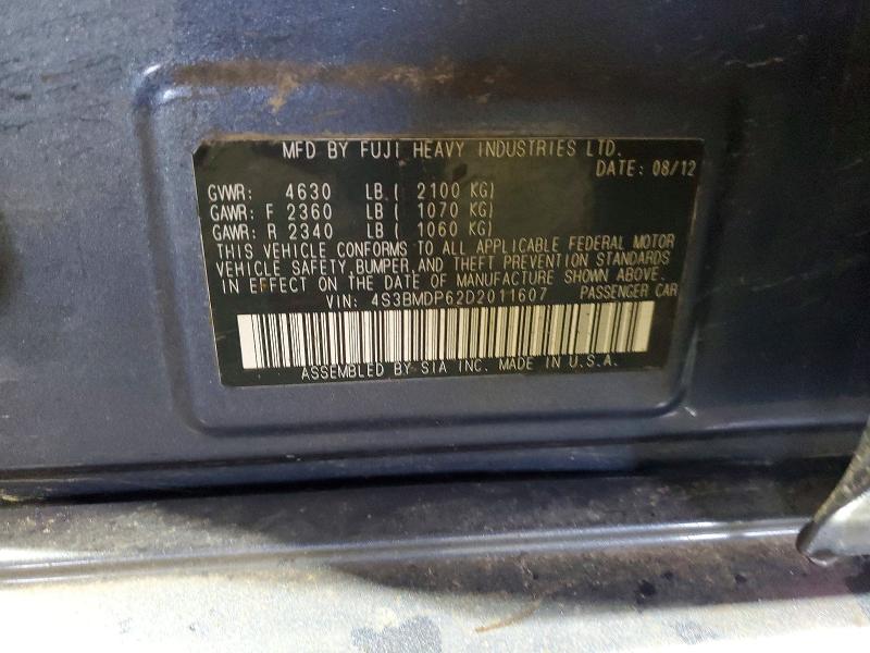 Продаж на аукціоні авто 2013 Subaru Legacy, vin: 4S3BMDP62D2011607, номер лоту: 53432636