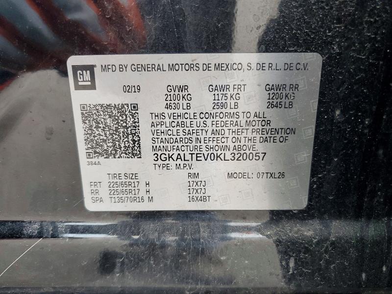 Продажа на аукционе авто 2019 Gmc Terrain, vin: 3GKALTEV0KL320057, номер лота: 53009606