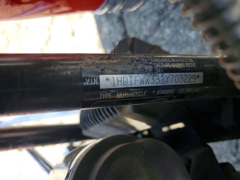52719016 :رقم المزاد ، 1HD1FWW332Y703229 vin ، 2002 Harley-davidson Flht مزاد بيع