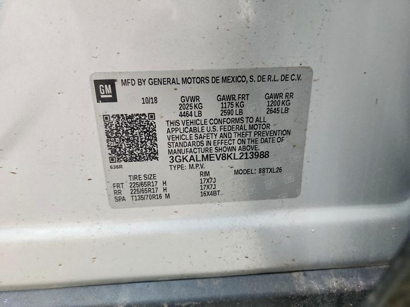 Продажа на аукционе авто 2019 Gmc Terrain, vin: 3GKALMEV8KL213988, номер лота: 55276556