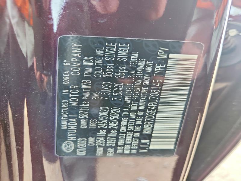 Продаж на аукціоні авто 2024 Hyundai Palisade, vin: KM8R7DGE4RU708149, номер лоту: 54955926