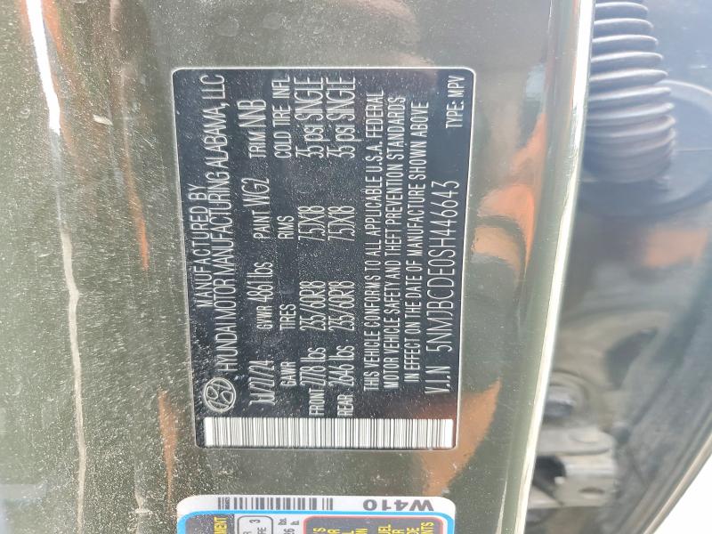 2025 Hyundai Tucson მანქანა იყიდება აუქციონზე, vin: 5NMJBCDE0SH446643, აუქციონის ნომერი: 52358516