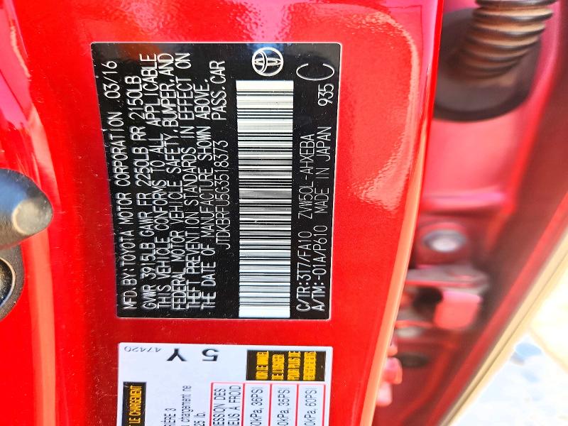 Продажа на аукционе авто 2016 Toyota Prius, vin: JTDKBRFU5G3518373, номер лота: 53017296
