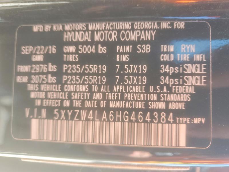 Aukcja sprzedaży 2017 Hyundai Santa Fe Sport, vin: 5XYZW4LA6HG464384, numer aukcji: 53650436