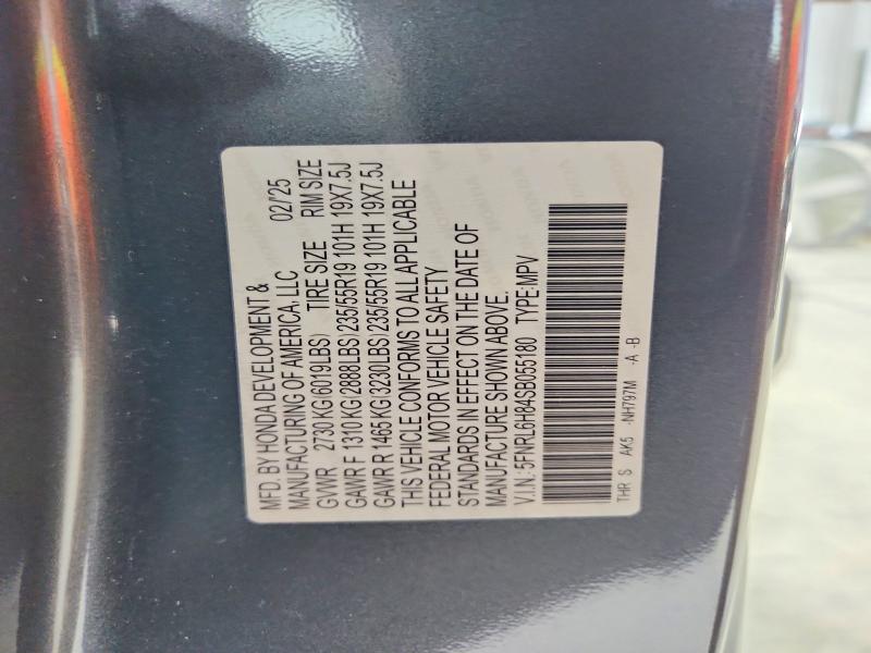 Aukcja sprzedaży 2025 Honda Odyssey, vin: 5FNRL6H84SB055180, numer aukcji: 53222666