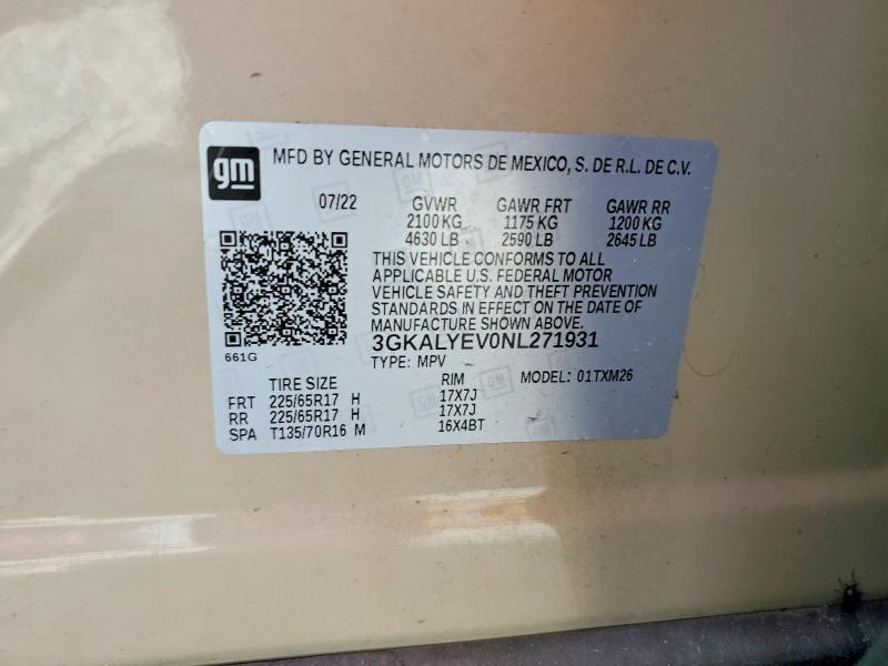 Продажа на аукционе авто 2022 Gmc Terrain, vin: 3GKALYEV0NL271931, номер лота: 52236586